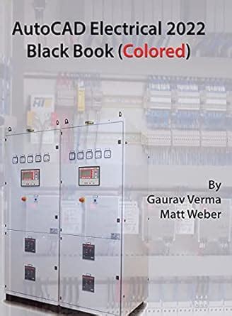 Autocad Electrical Black Book Colored Verma Gaurav Weber