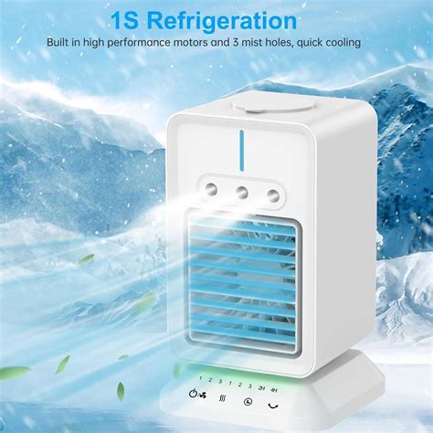 Portable Air Conditioner 4 In 1 Evaporative Air Cooler Personal Mini