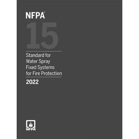 Учебники NFPA 15 Standard for Water Spray Fixed Systems for Fire Pro