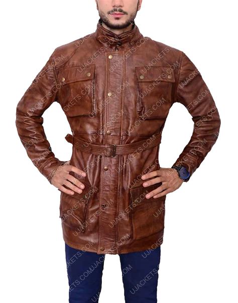 Motorcycle Brad Pitt Benjamin Button Leather Jacket Ujackets