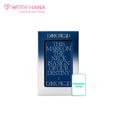 Enhypen Dark Blood Weverse Albums Ver Shopee Malaysia