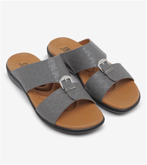 Buy Berastogi @ CCC Berastogi Textured Sandals In Grey | 6thStreet Qatar