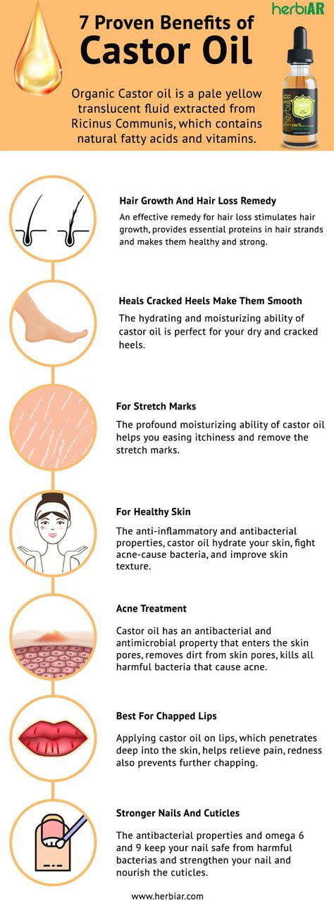 7 Proven Benefits Of Castor Oil Health And Hair Benefits Herbiar