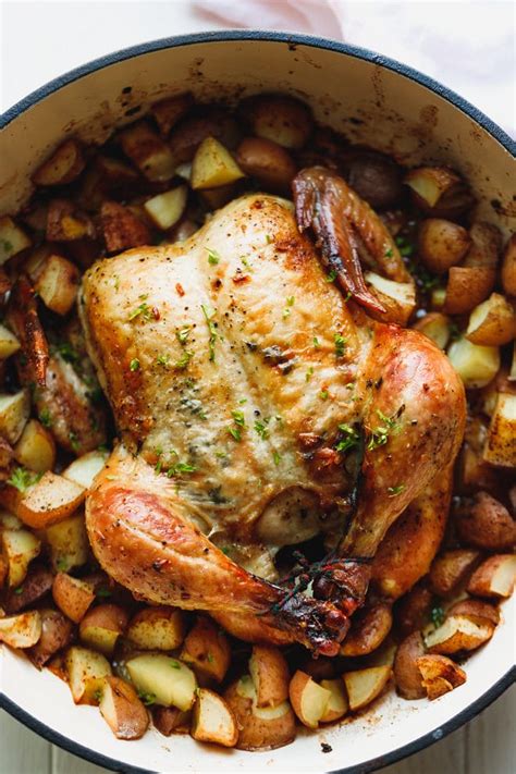 Whole Roast Chicken With Potatoes