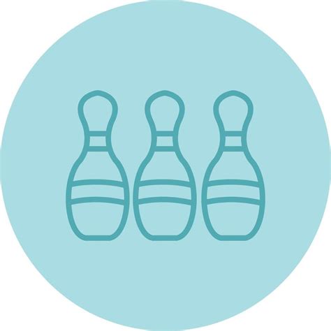 Bowling Pins Vector Icon 16467780 Vector Art At Vecteezy