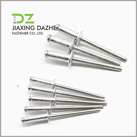 Din Aluminum And Carbon Steel Open End Blind Rivet China