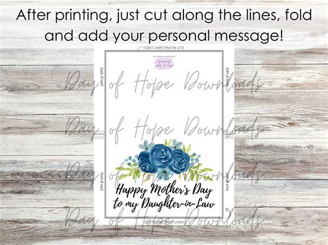 Printable Mothers Day Card For Granny Happy Mothers Day Granny Mothers Day Card For Grandma