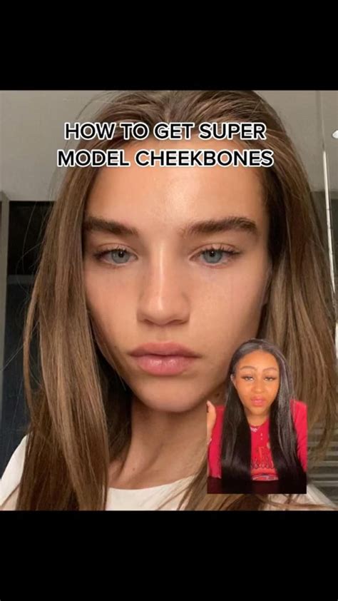 How To Get Super Model Cheekbones Exercise Credits Jadync On Tiktok