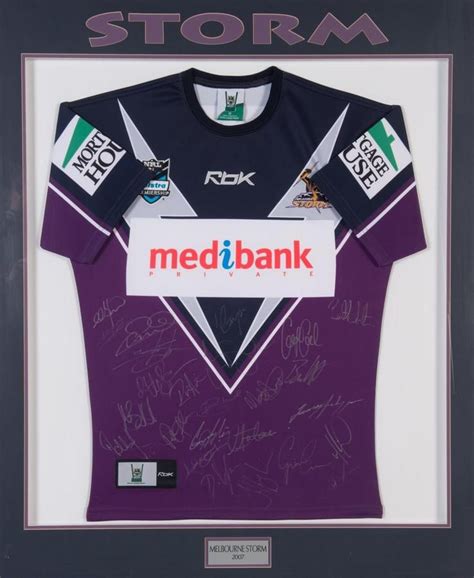 2007 Melbourne Storm Signed Jersey with CoA - Sporting - Rugby League ...