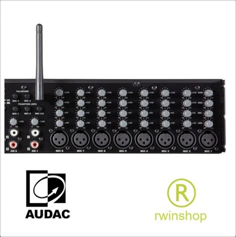 Audac Pre220 Mengunit 2zones 10 Ingangen Bluetooth Minijack 8xlr 3d Eq