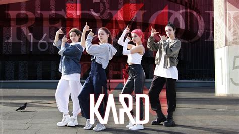 KPOP IN PUBLIC ONE TAKE KARD 카드 RED MOON by SOLME in Russia