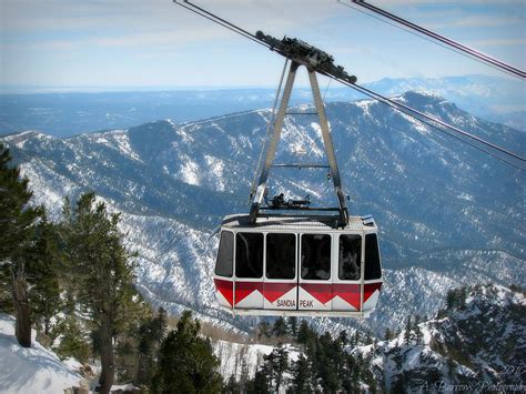 Sandia Peak Tramway Winter Photograph by Aaron Burrows - Pixels