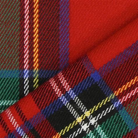 Xadrez Escoc S Tartan Xadrez Grande Vermelho Gabardine Tecidos Pt