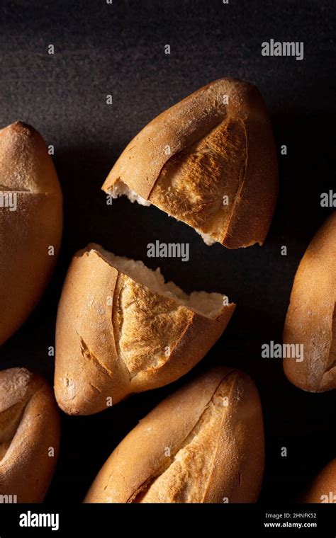 Bolillo Traditional Mexican Bakery White Bread Commonly Used To