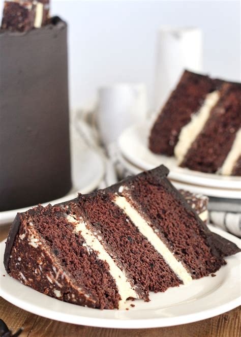 Decadent Dark Chocolate And Custard Nanaimo Bar Cake Cake By Courtney