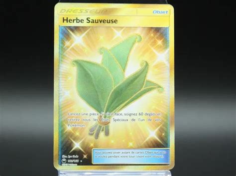 Herbe Sauveuse Ex Rouge Feu Vert Feuille Carte Pokemon