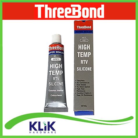 Jual Threebond High Temp Rtv Liquid Gasket Grey Gram Lem Paking