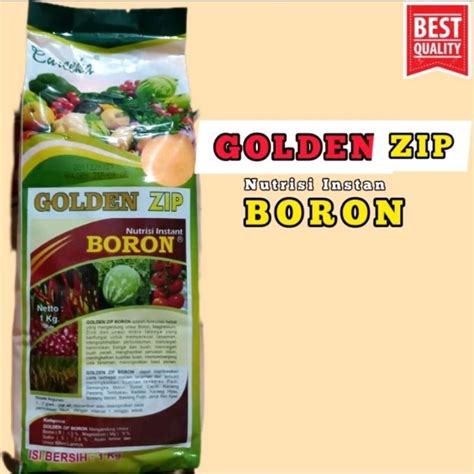 Jual Pupuk Nutrisi Golden Zip Boron Kemasan Kg Nutrisi Instan Shopee