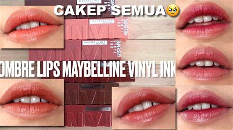 Ombre Lips Pakai Maybelline Superstay Vinyl Ink Cantik Cocok Di Semua