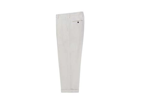 Wacko Maria Dormeuil Double Pleated Trousers Off White