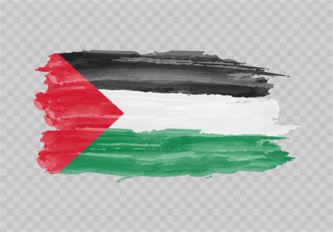 Watercolor painting flag of Palestine 22753767 Vector Art at Vecteezy