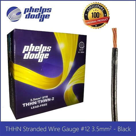 Phelps Dodge 12 3 5mm2 THHN THWN 2 Stranded Wire Gauge 12 3 5mm2 Per