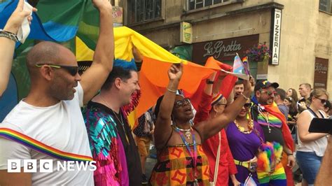 Bristol Pride Day Marked With Parade And Music Festival Bbc News