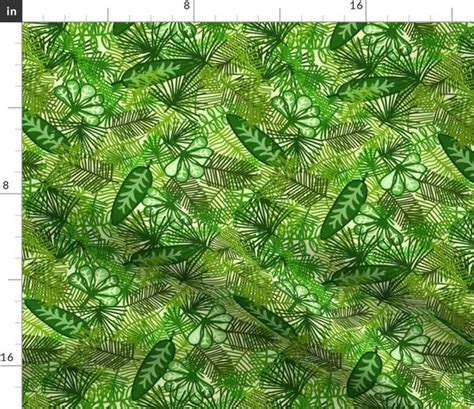 Jungle Leaf Print | Spoonflower