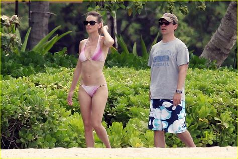 Hilary Swank Pink Bikini In Hawaii Hilary Swank Photo 14700412