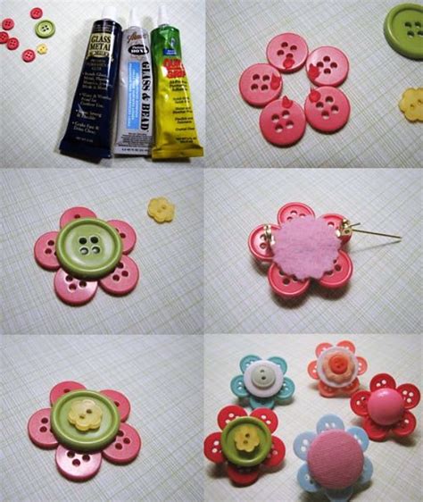 40 Extraordinary Diy Button Craft Ideas Bored Art