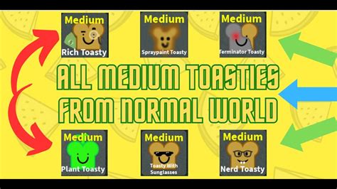 All Medium Toasties In Find The Toasties Youtube