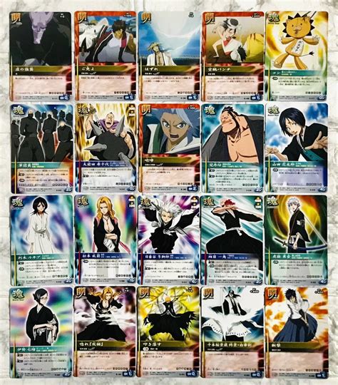 【目立った傷や汚れなし】bleach Soul Card Battle ブリーチ ソウル バトル カード 20枚セット 一護 白谷