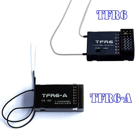 TFR6 TFR6 A 7 Channel 2 4G Receiver Compatible For Futaba FASST FrSky