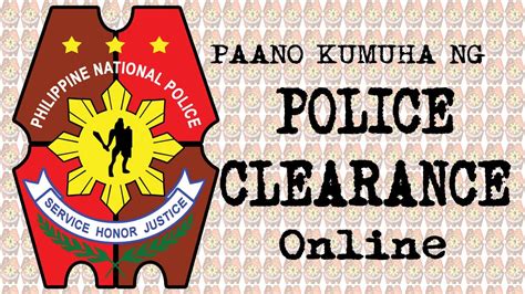 Paano Kumuha Ng Police Clearance Online Youtube