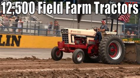 12 500 Field Farm Tractors From WMP Tractor Pulls In Marne Michigan