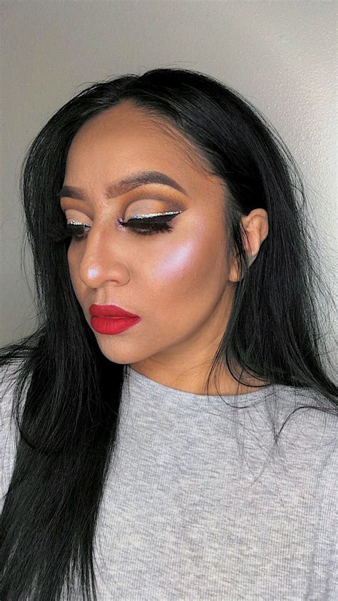 Red Lip Makeup Look Kylie Cosmetics Lip Kit In “mary Jo K” Day Makeup