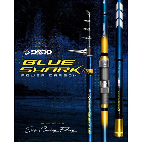 Jual Joran Daido Blue Shark Power Carbon Surfcast Telescopic 300 450