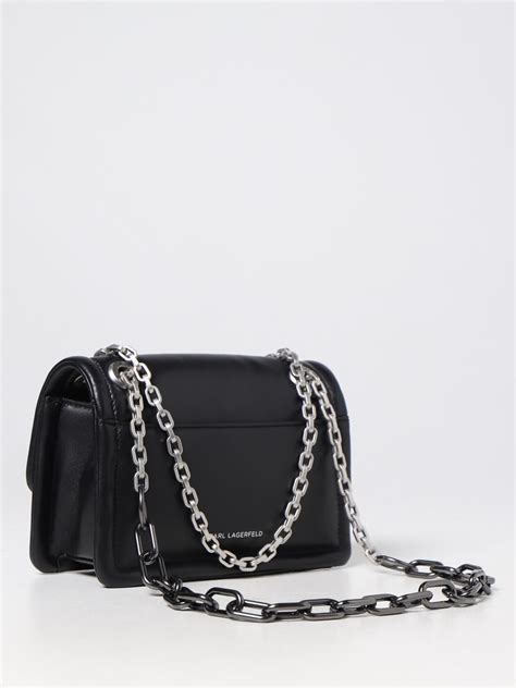 Karl Lagerfeld Shoulder Bag For Woman Black Karl Lagerfeld Shoulder Bag 226w3050 Online On