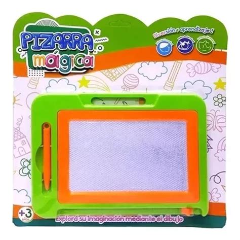 Juguete Pizarra Infantil Magica Magnetica Lapiz Rectangular MercadoLibre