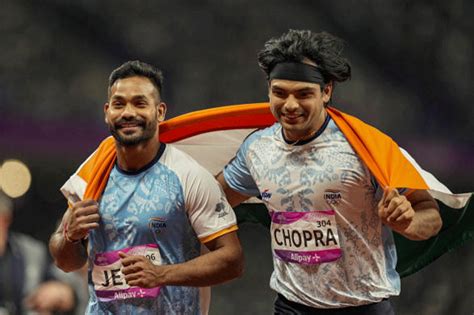 Asian Games Neeraj Chopra Prevails In Intense Fight With Kishore Jena