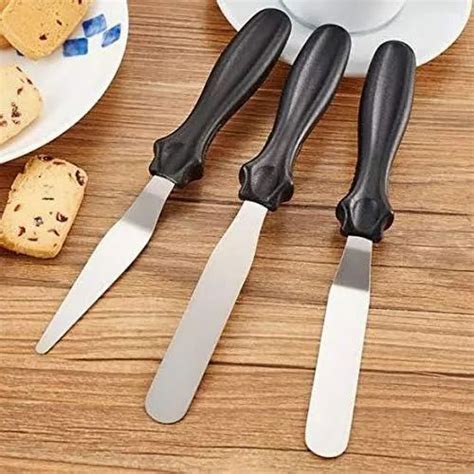 SS And Plastic 3 Pieces Cake Palette Knife Set Rs 22 Set JD Brand ID