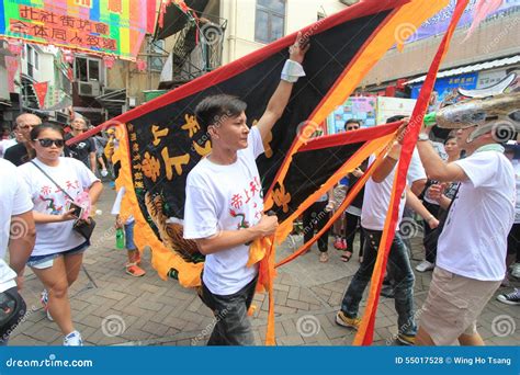 Cheung Chau Bun Festival En Cheung Chau En Hong Kong 2015 Foto De