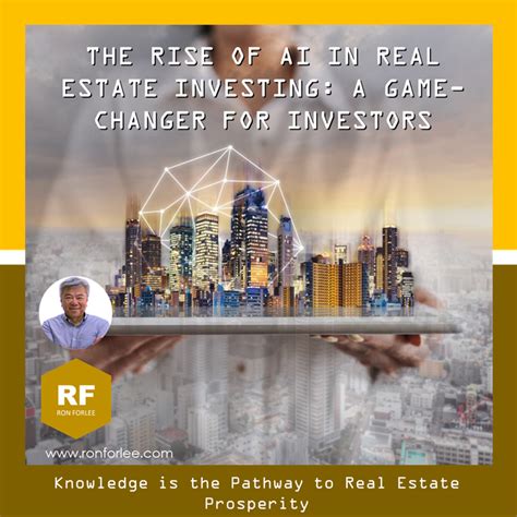 The Rise Of Ai In Real Estate Investing By Ron Forlee Mentor