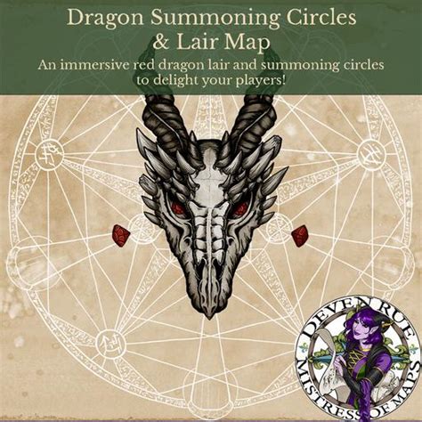 Dragon Summoning Circles & Lair Map | Roll20 Marketplace: Digital goods ...