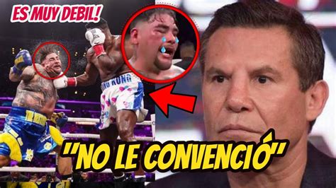 Julio C Sar Ch Vez Lanza Cr Tica Despiadada Contra Andy Ruiz Jr Tras