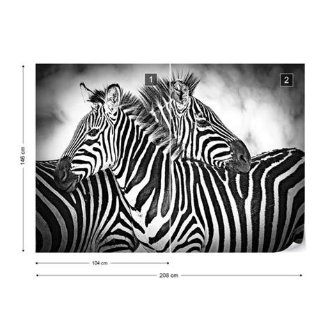 Fotobehang Vlies Behang Zebra S 208 X 146 Cm Bol