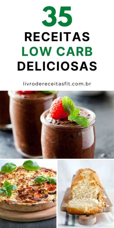 35 Receitas Low Carb Deliciosas Livro De Receitas Fit