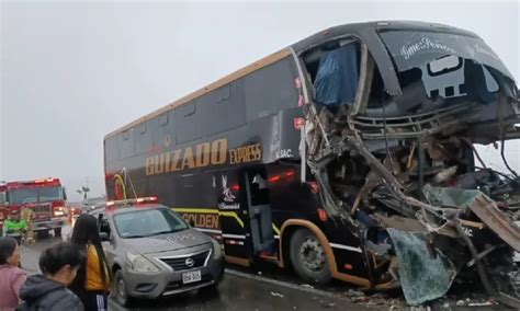 Panamericana Sur Un Muerto Y Trece Heridos Tras Choque De Bus