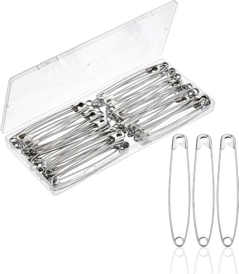 Mr Pen Safety Pins 4 Inch 50 Pack Oversize Safety Pin Large