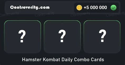 Hamster Kombat Daily Combo Cards Today September Controverity